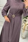 3054 Elbise Lila