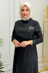 3057 Elbise Siyah
