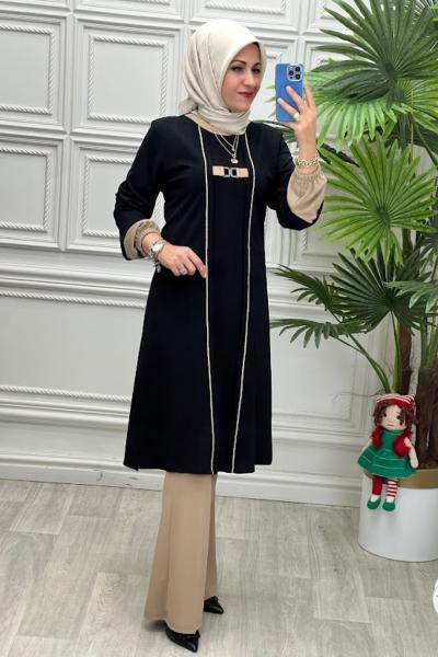 3081 Tunik Siyah