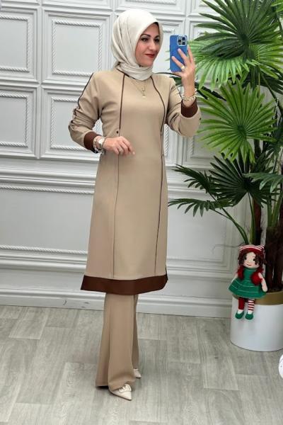 3083 Tunik Taş Rengi