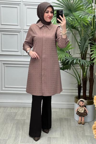 3105B Tunik Kahverengi