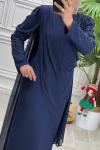 3118 Avşar elbise İndigo