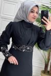 3119 Reyyan Elbise Siyah