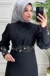 3119 Reyyan Elbise Siyah