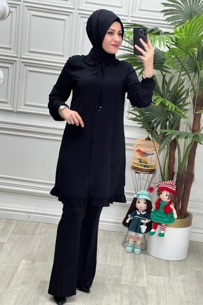 3137 Tunik Siyah