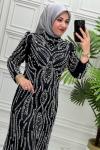 3140B Elbise  Siyah