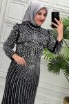 3150B Elbise  Siyah