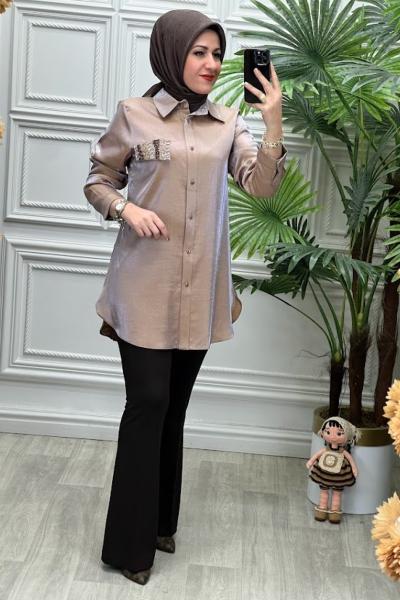 3159 Tunik Kahverengi