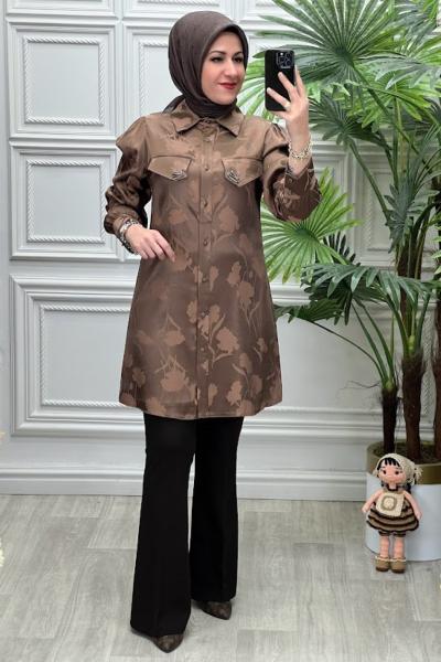 3162 Tunik Kahverengi