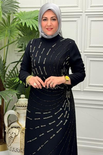 3163 Elbise Siyah