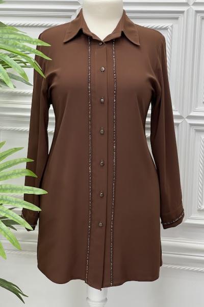 3169 Tunik Kahverengi