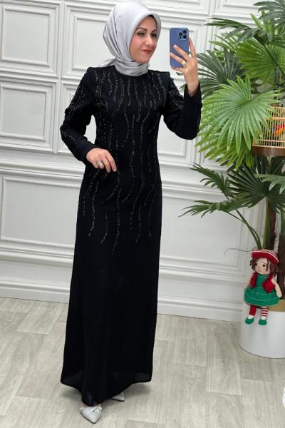 3170 Elbise Siyah
