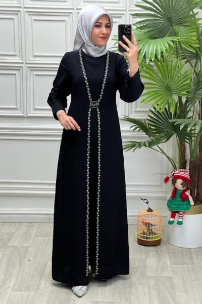 3175 Elbise Siyah