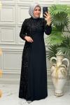 3186 Elbise Siyah