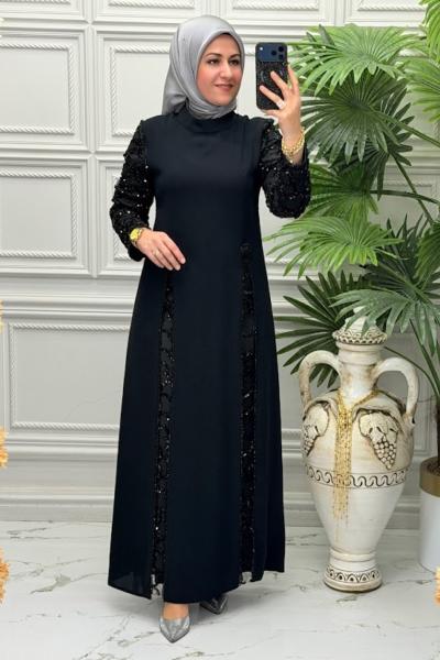 3188 Elbise Siyah