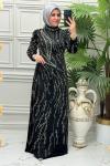 3190 Elbise Siyah