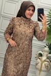 3192 Elbise Gold