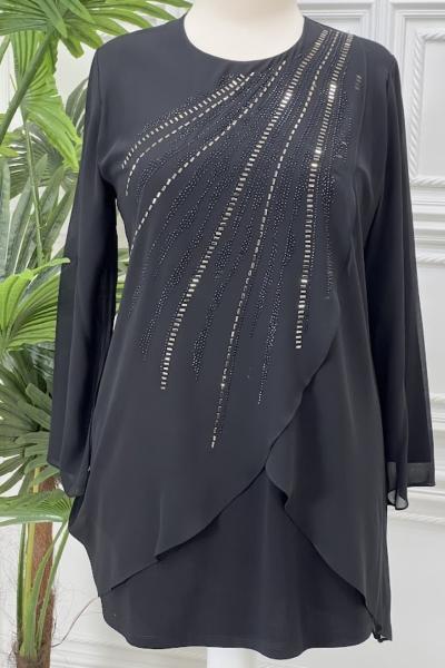 3193 Tunik Siyah