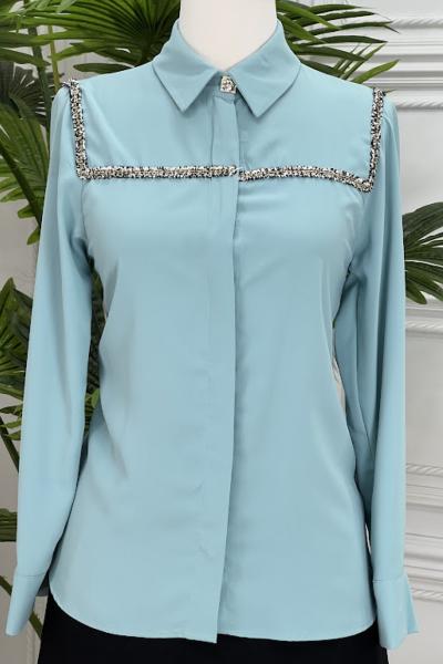 32045 Gömlek Mint Yeşili