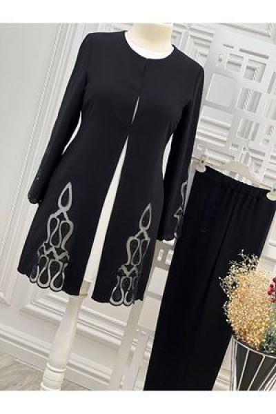 3302 Anne 3 Lü Takım Siyah Diğer