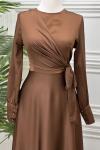 3366 Peri Elbise  Kahverengi
