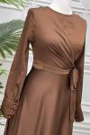 3366 Peri Elbise  Kahverengi