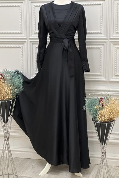 3367 Dilan Abiye Siyah Siyah