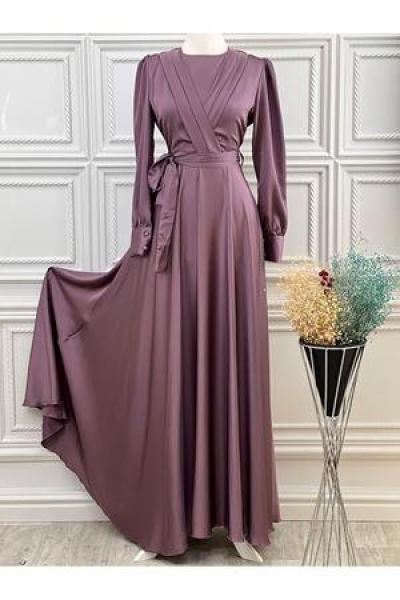 3367 Kemerli Saten Abiye Pudra Diğer