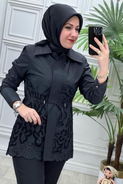 3395 Tunik Takım Siyah