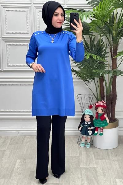 34048 Tunik Saks Mavisi