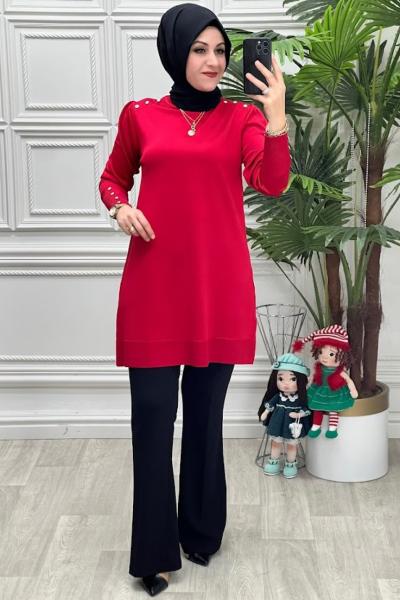 34048 Tunik Kırmızı