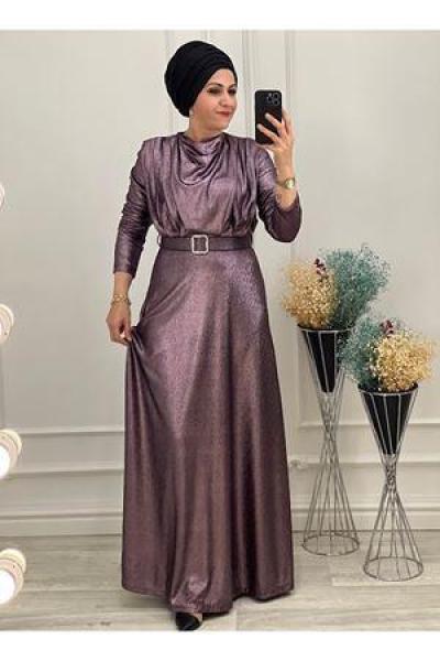 3494 Simli Elbise Lila Diğer