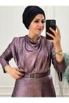 3494 Simli Elbise Lila Diğer