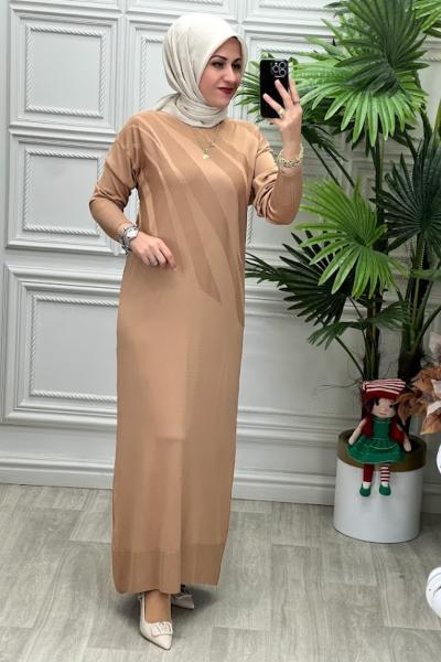 35021 Elbise Sütlü Kahve