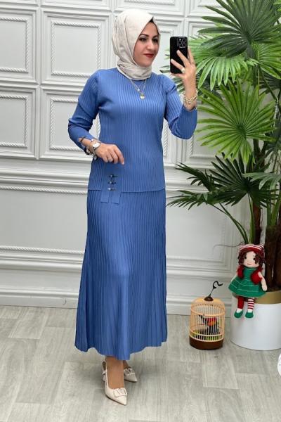 35038 Merserize Takım İndigo