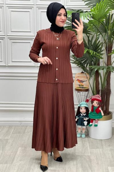 35039 Merserize Takım Kahverengi