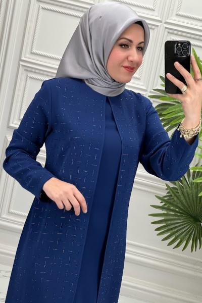 3600 Elbise İndigo