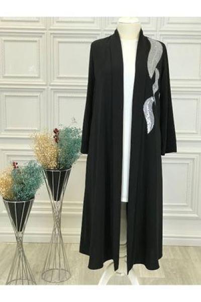 36902 Yanı Pullu Takım Siyah