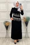 3715 İren Elbise Siyah