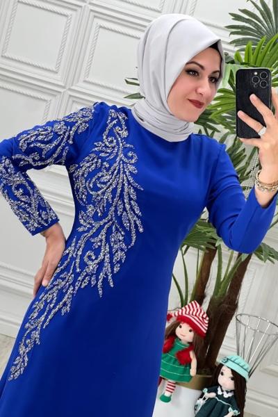 3844 Refah Elbise Saks Mavisi