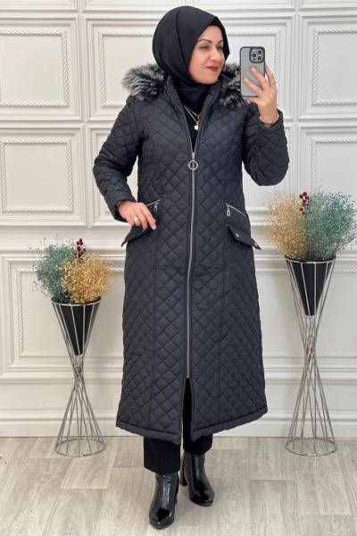 3848 Kapitone Kaban  Siyah