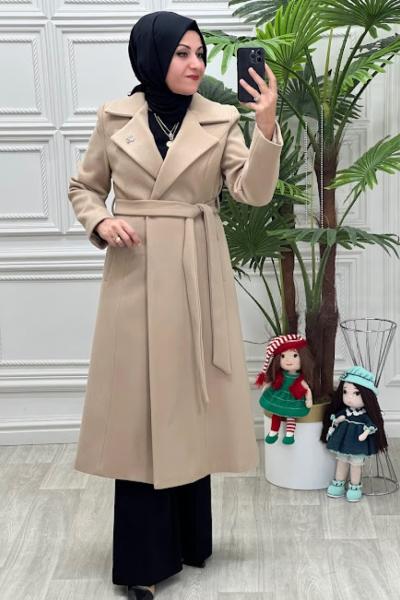 3918 Kaşe Kaban Taş Rengi