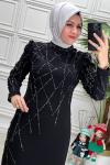 3920 Elbise Siyah