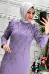 3920 Elbise Lila