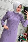 3920 Elbise Lila