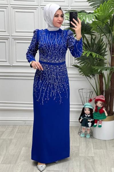 3950 Elbise Saks Mavisi