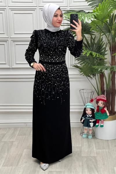 3950 Elbise Siyah