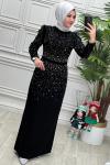 3950 Elbise Siyah