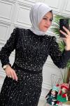 3950 Elbise Siyah