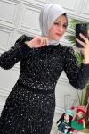 3950 Elbise Siyah